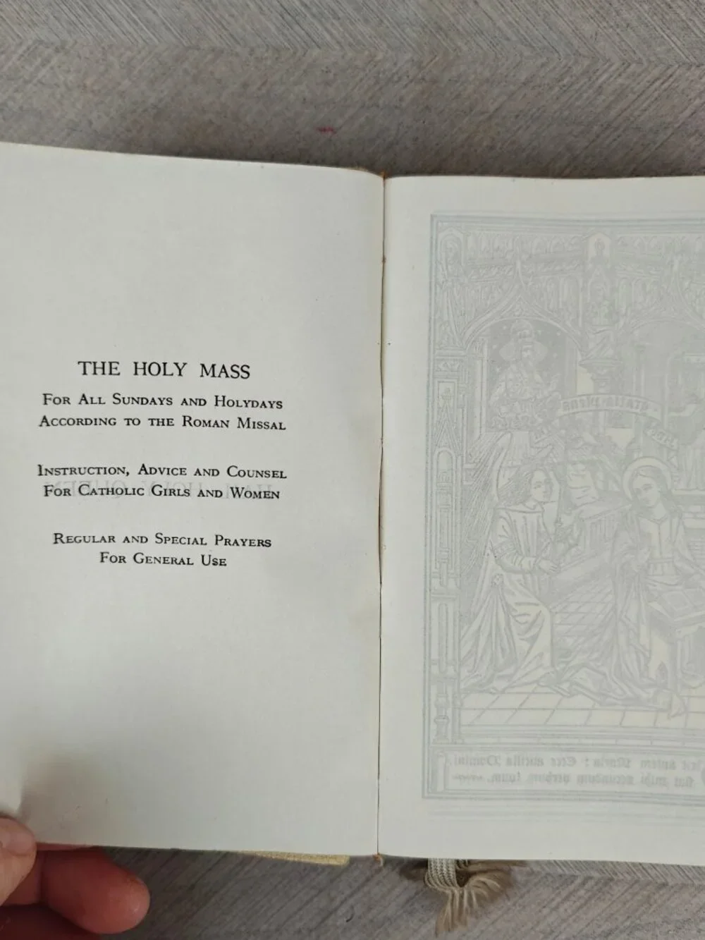 Hail Holy Queen Catholic Roman Missal For Girls And Women 1928 Rosary Prayers